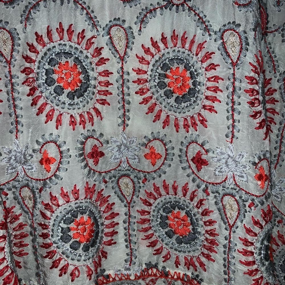 Johnny Was Semi sheer top